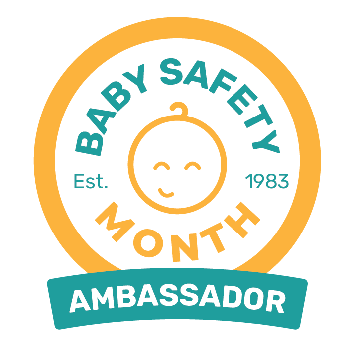 Baby Safety Month Ambassador badge